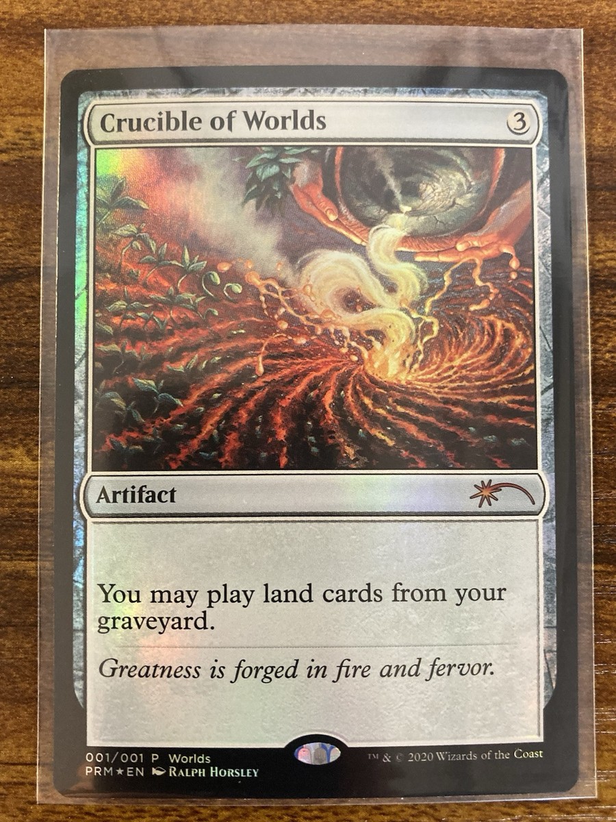 MTG 世界のるつぼ ジャッジ褒賞foil 1枚 英語 旧枠 MTG 世界のるつぼ
