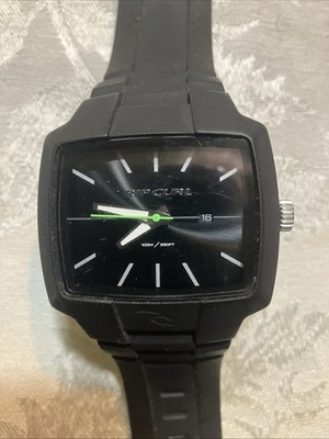 Rip Curl A2749 Tour XLClassic Surf Watch - Black & Chartreuse,100m