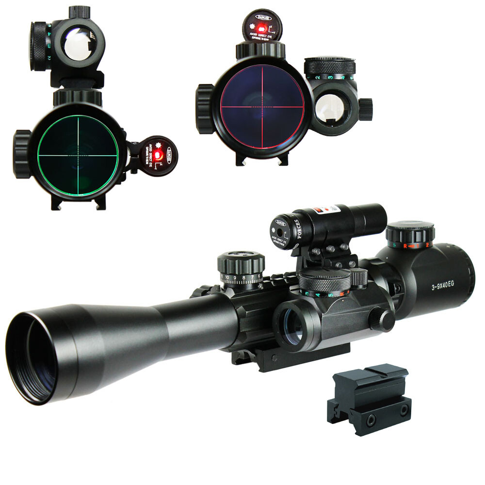 レッドドットサイトとスコープセット Bushnell 3-9X40EG スコープと