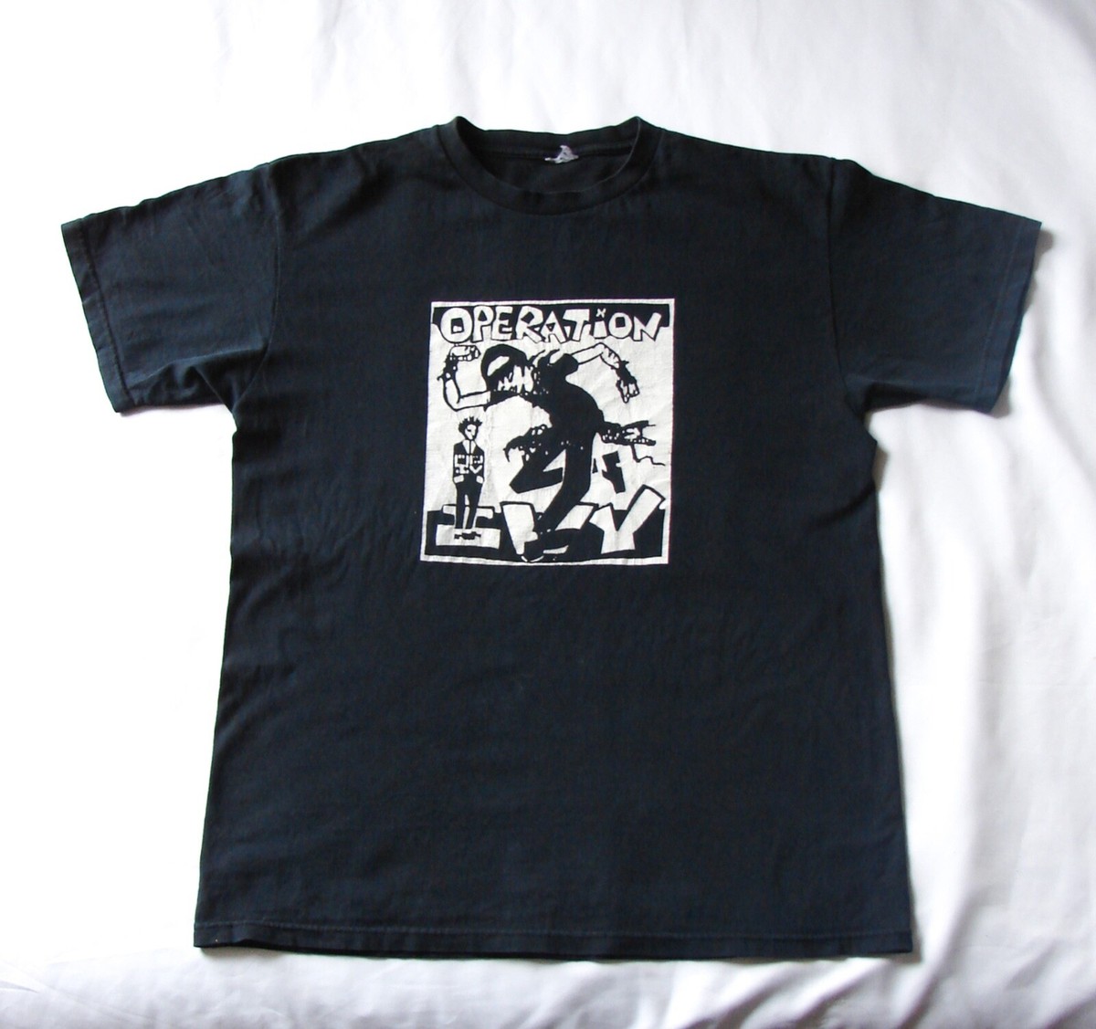 Men's Vintage 90s Operation Ivy Ska Punk Band Graphic Print T