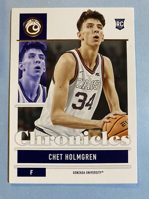 2022-23 Chronicles Draft Chet Holmgren Rookie RC OKC Thunder