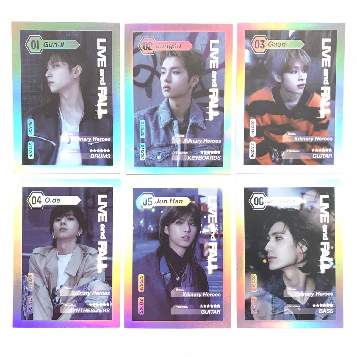 Xdinary Heroes] LIVE and FALL / Official Trading Card | eBay
