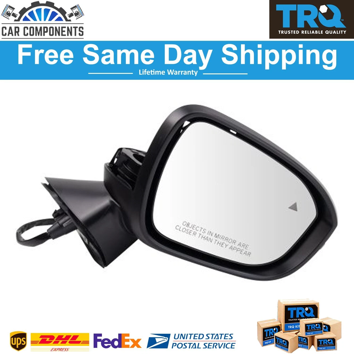 TRQ Passenger Side Mirror For 2022-2023 Mitsubishi Outlander | eBay