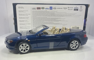 MAISTO 1/18 Scale BMW 645Ci “BLUE VERSION” | eBay