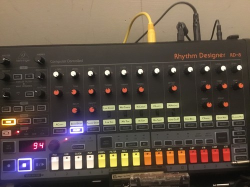 Behringer RD-8 Rhythm Designer Analog Drum Machine with 64-Step