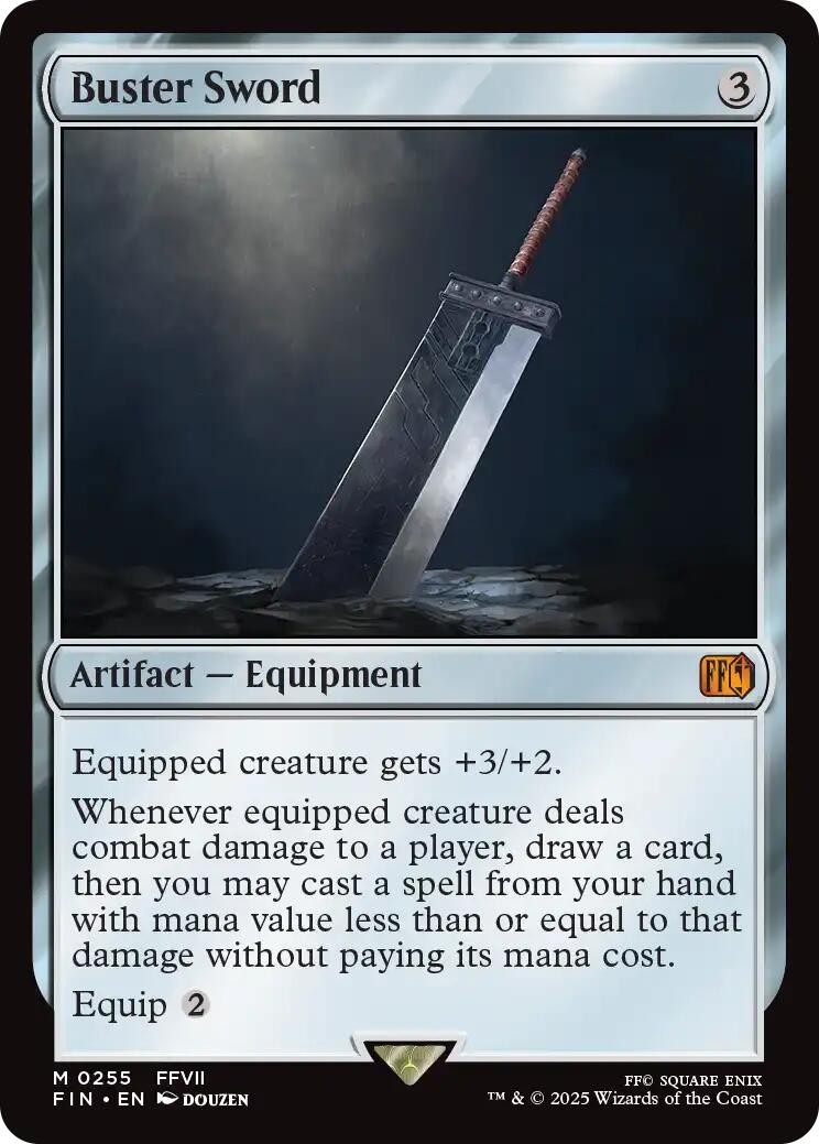 Buster Sword Final Fantasy Foil for sale online | eBay