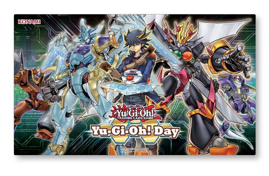 YU-GI-OH! DAY PLAYMAT - YUSEI FUDO &5D'S WARRIORS - Rare Items New