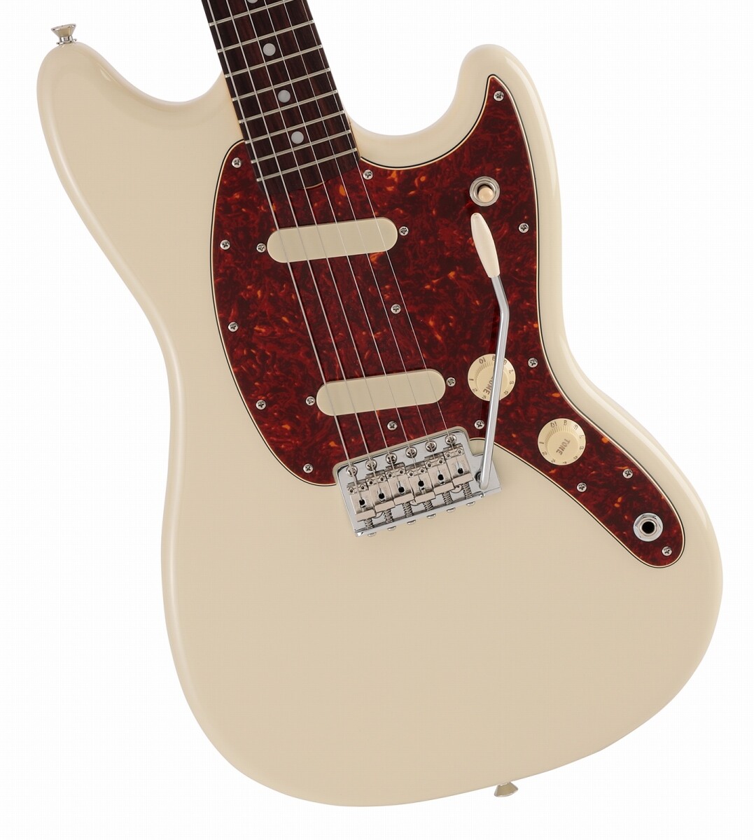 Fender Made in Japan CHAR MUSTANG Olympic White with gig bag | eBay