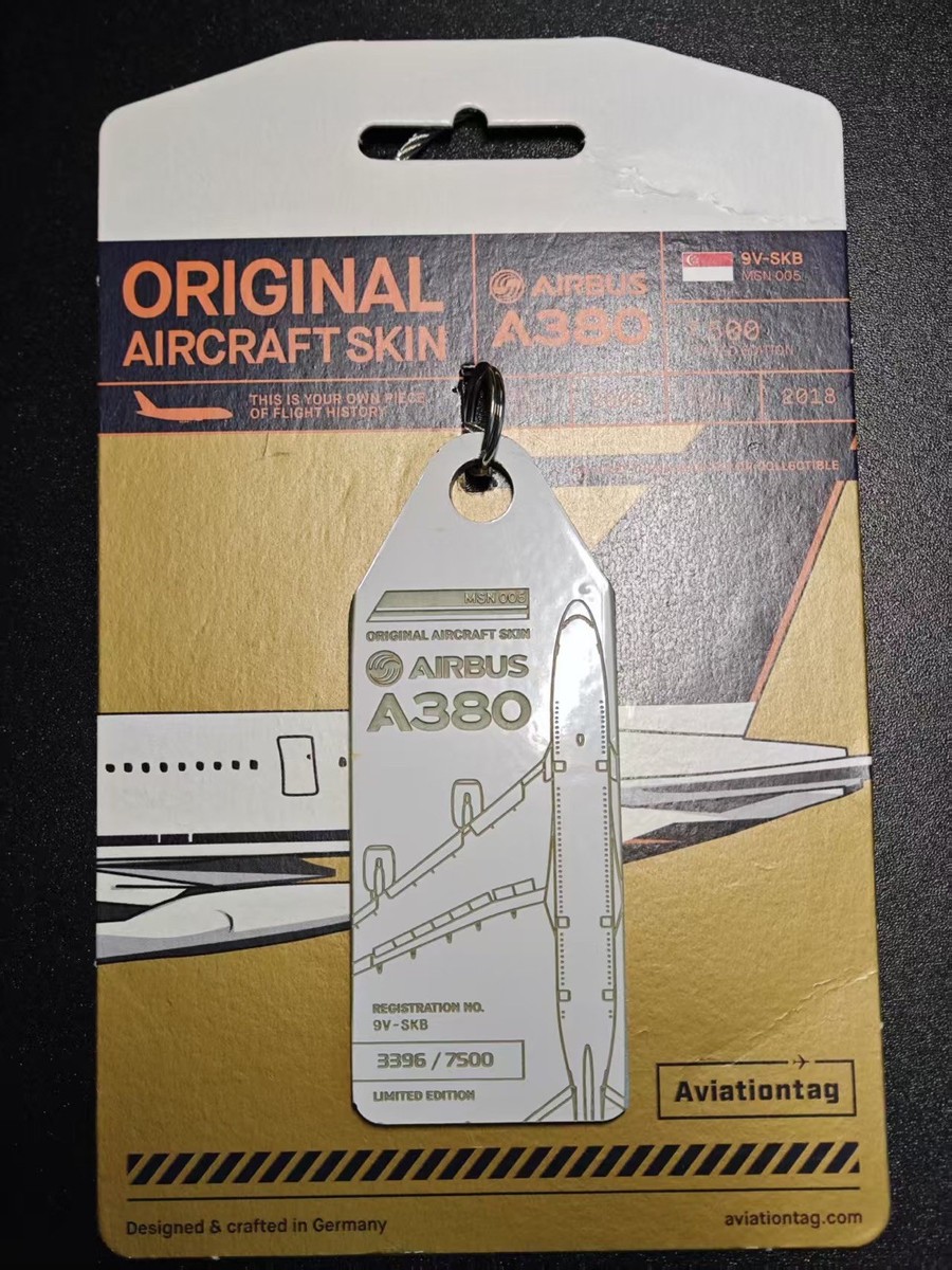 Singapore airlines Aviationtag A380-800 9V-SKB | eBay