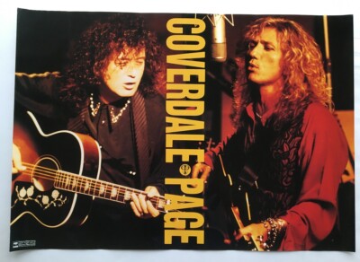 $0 ship! Japan POSTER ver.1 COVERDALE PAGE more LISTED Led