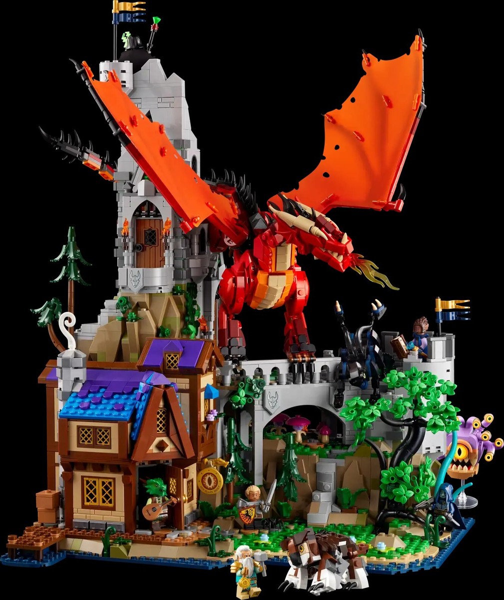 Lego 21348 Dungeons and Dragons - Red Dragons Tail 50th