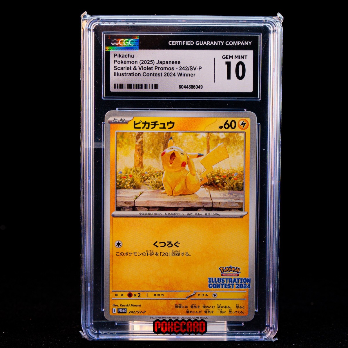 ピカチュウ イラストコンテスト2024 PSA10