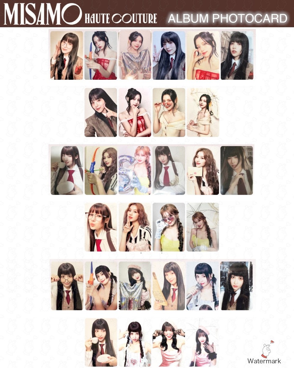 MISAMO HAUTE COUTURE JAPAN MINA SANA MOMO ALBUM PHOTOCARD DELUXE