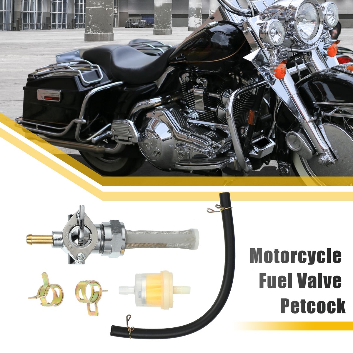 Motorcycle Gas Fuel Petcock Shut Off Valve Switch 62168-81 for