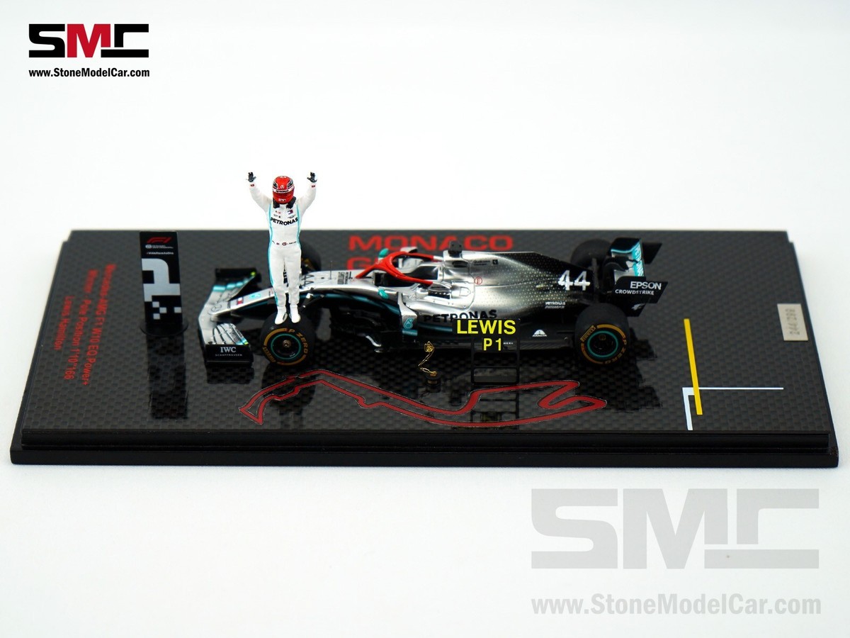 Mercedes AMG F1 W10 #44 Lewis Hamilton Monaco GP 2019 6x WDC 1:43