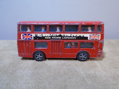 VINTAGE CORGI JUNIORS “SEE MORE LONDON” RED DAIMLER FLEETLINE BUS