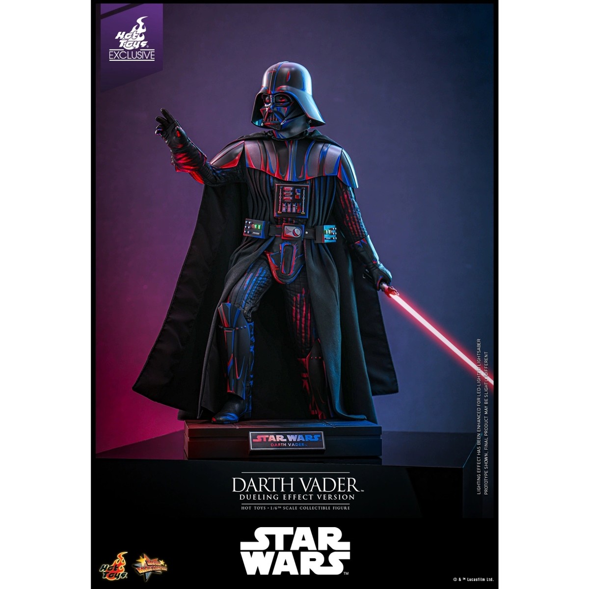 Ready! New Hot Toys MMS777 Star Wars Darth Vader Dueling Effect