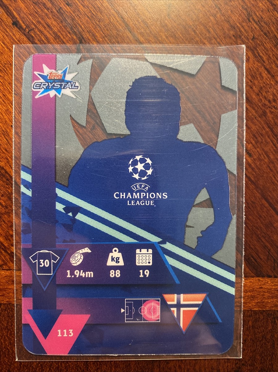Topps 2019/20 Crystal UCL Master UEFA Erling HAALAND Rookie Card