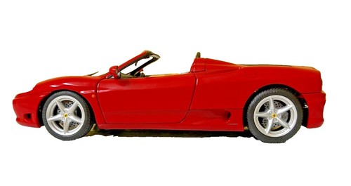 FERRARI F430 SPIDER BLACK SEAL 1:18 by HOT WHEELS ELITE MUSIC