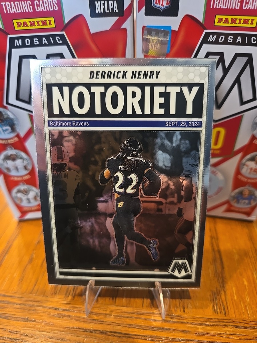 2025 Panini NFL Mosaic Derrick Henry Notoriety Baltimore Ravens | eBay