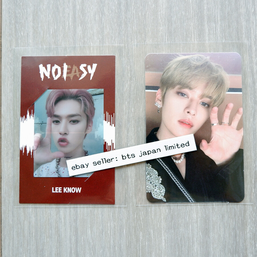 Stray kids Lee Know NOEASY Jewel case Official Photocard set Frame