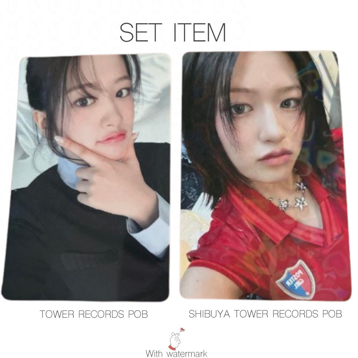 YUJIN IVE EMPATHY JAPAN POB OFFICIAL PHOTOCARD SET TOWER RECORDS