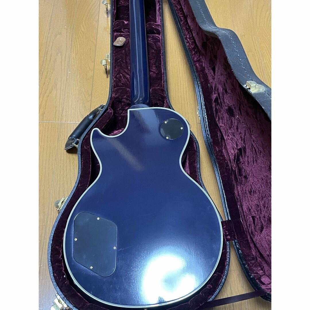 Electric Guitar Gibson Les Paul Custom Indigo Blue Quilted Top S/N