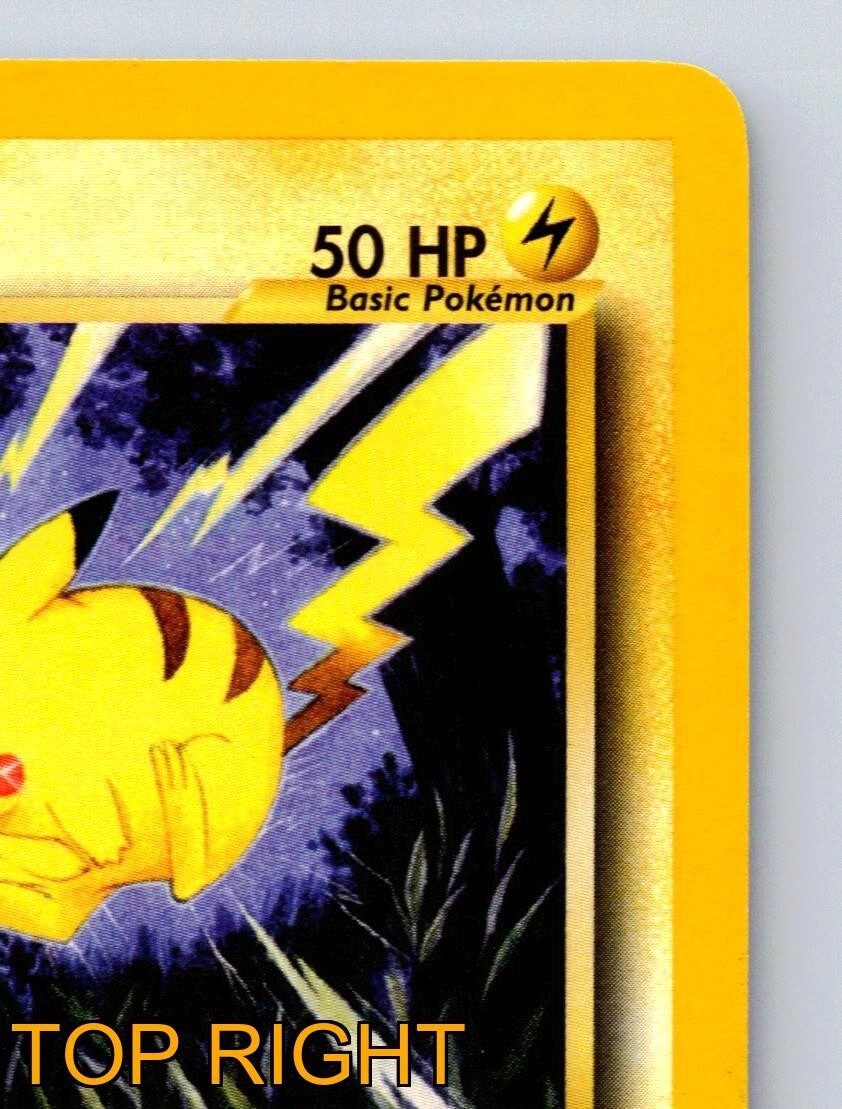 Pikachu HP 50 Quick Agility Attack Rarity Yellow Pokémon Card | eBay