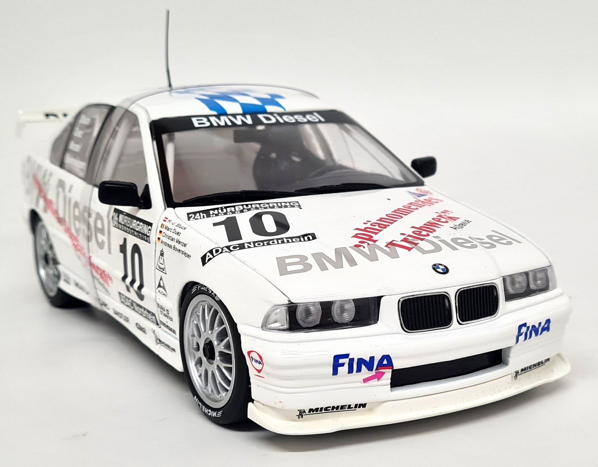UT 1/18 BMW 320d e36 Nurburgring 24H Stuck Duez etc #10 Diecast