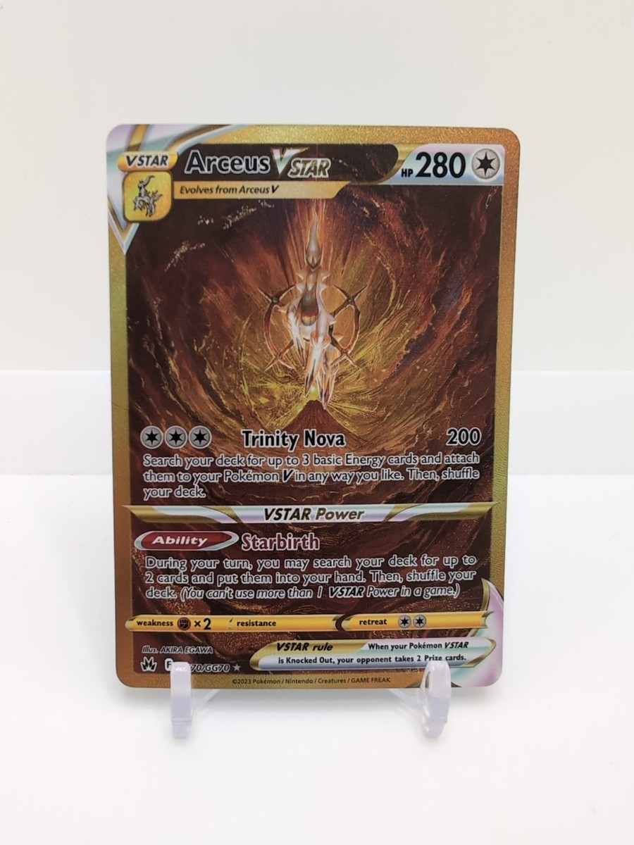 Arceus VSTAR (Secret) GG70/GG70 Crown Zenith: Galarian Gallery | eBay