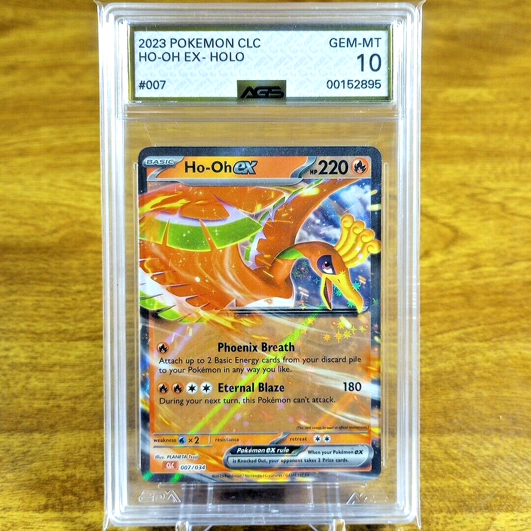 Pokemon Trading Card Game Classic Ho-Oh EX CLC 007/034 AGS Gem-MT