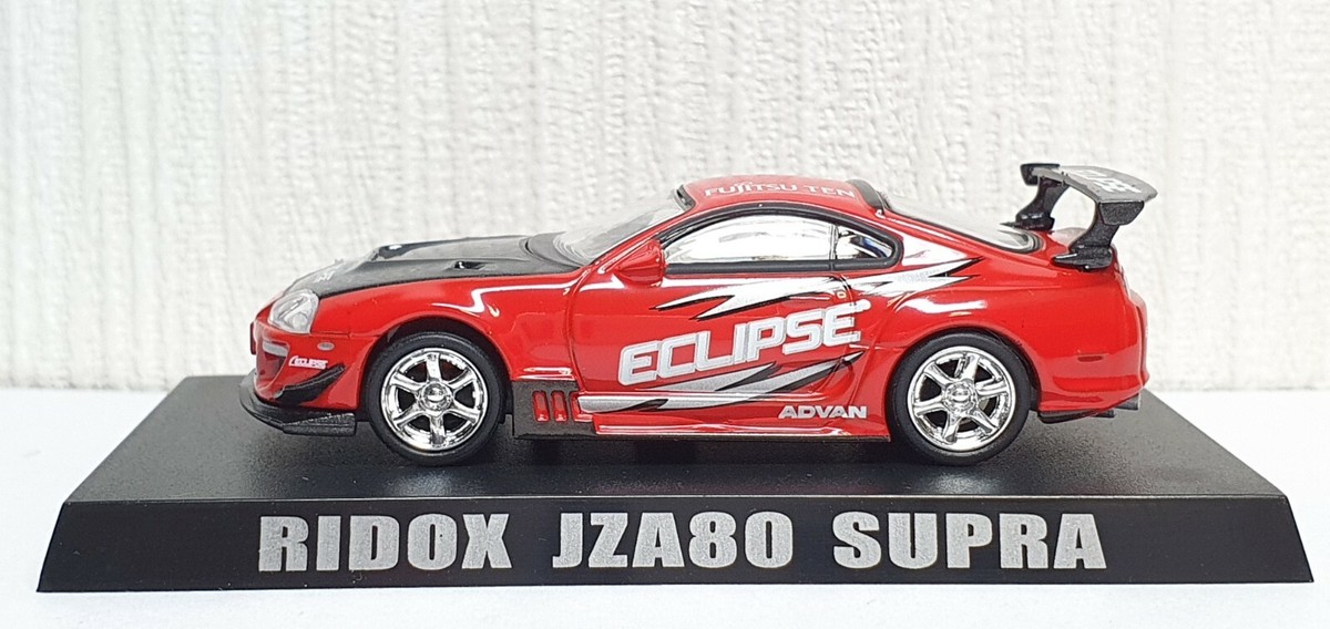 1/64 Aoshima Option RIDOX ECLIPSE JZA80 TOYOTA SUPRA RED diecast