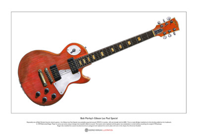 Bob Marley's Gibson Les Paul Special Limited Edition Fine Art