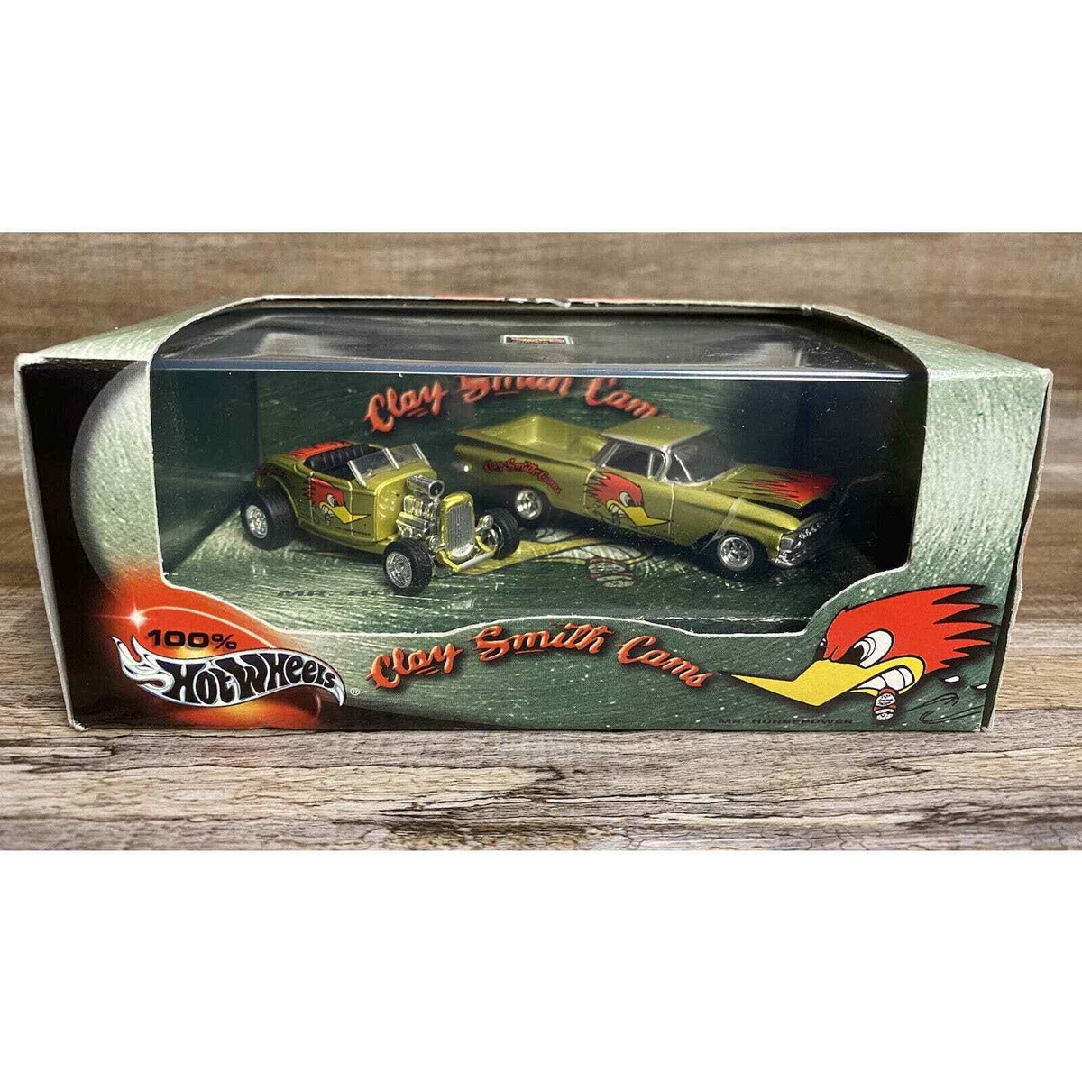 Vintage 2000 (2-Car Box Set) 100% Hot Wheels Clay Smith Cams New
