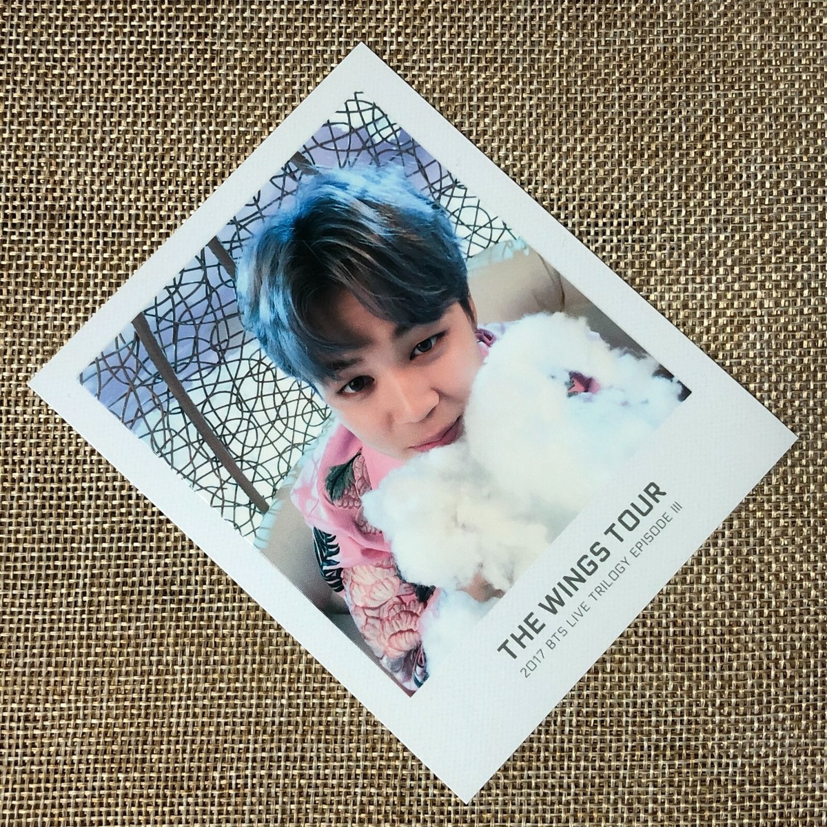 BTS JIMIN [WINGS Tour Binder Trilogy Ticket] Official Polaroid