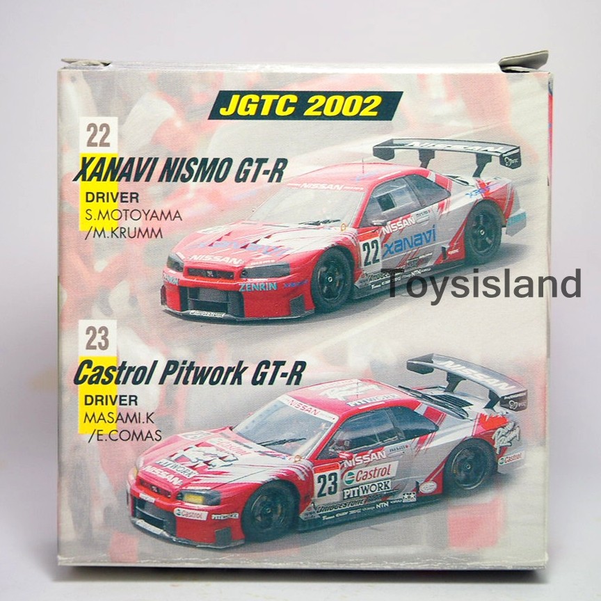 TOMICA NISMO 2002 JGTC Castrol PITWORKS XANAVI NISSAN SKYLINE GT-R