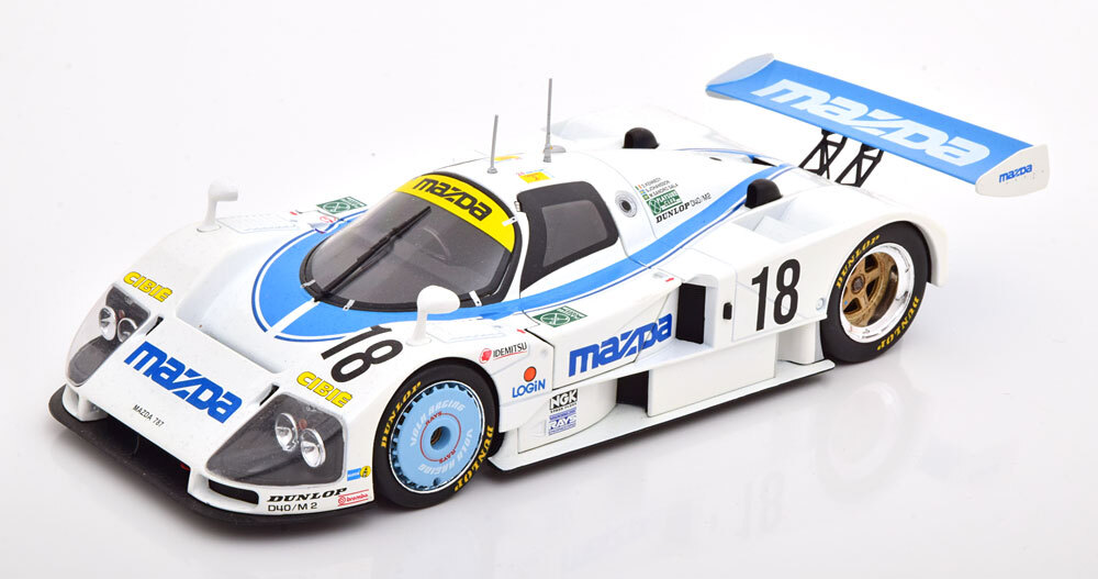 KK Scale Mazda 787B #18 Le Mans 1991 1/18 Scale | eBay