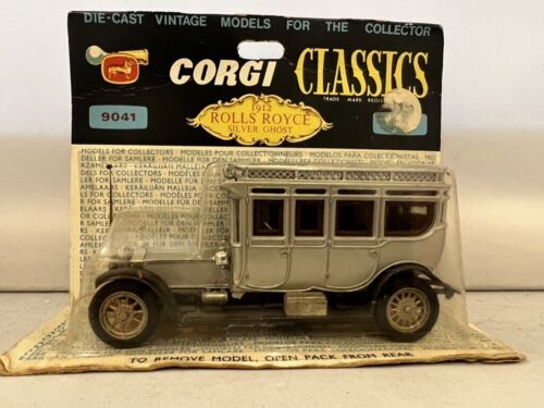 Vintage Rare CORGI TOYS 805 1912 Rolls Royce Silver Ghost - Hardy