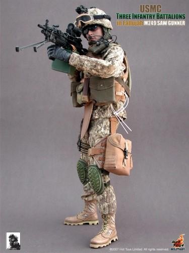1/6 scale USMC Three Infantry Battalion - M249 SAW Gunner - MINT
