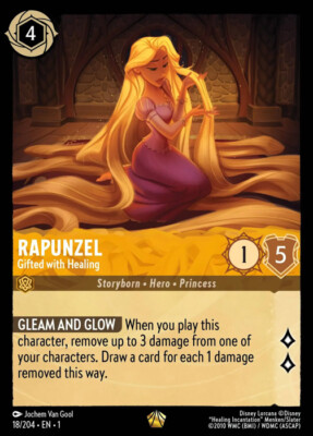 Rapunzel - Gifted with Healing Lorcana TCG The First Chapter 18