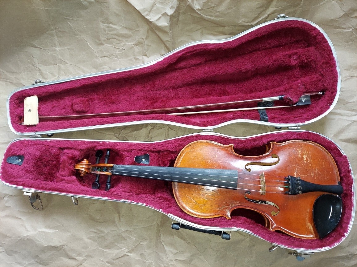 Karl Knilling 4/4 Violin W/ Case & Bow, Good Condition, Germany | eBay