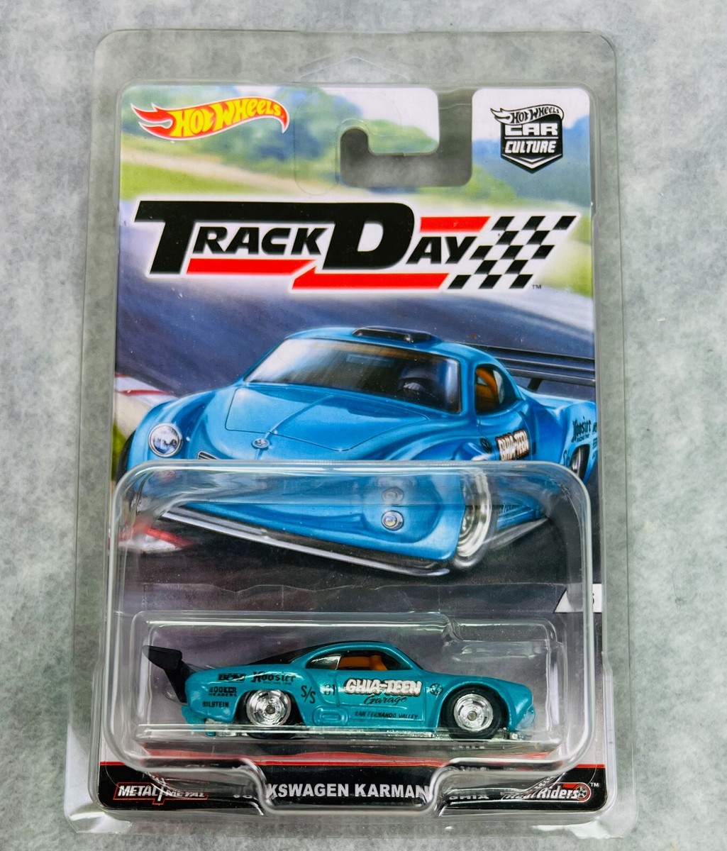 🇩🇪Hot Wheels Track Day VW Volkswagen Karmann Ghia with Real