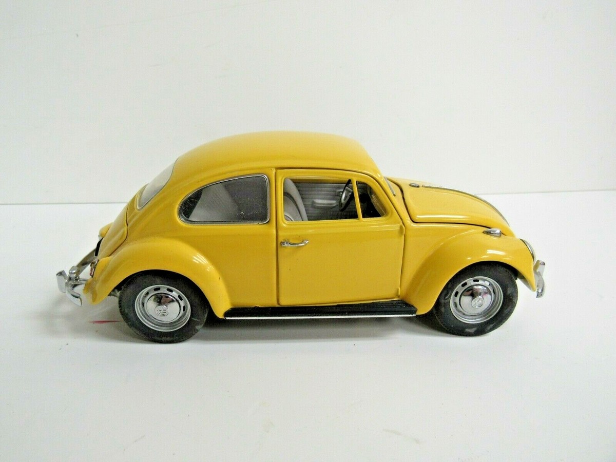 FRANKLIN MINT 1967 VOLKSWAGEN BEETLE YELLOW DIE-CAST CAR MODEL 1