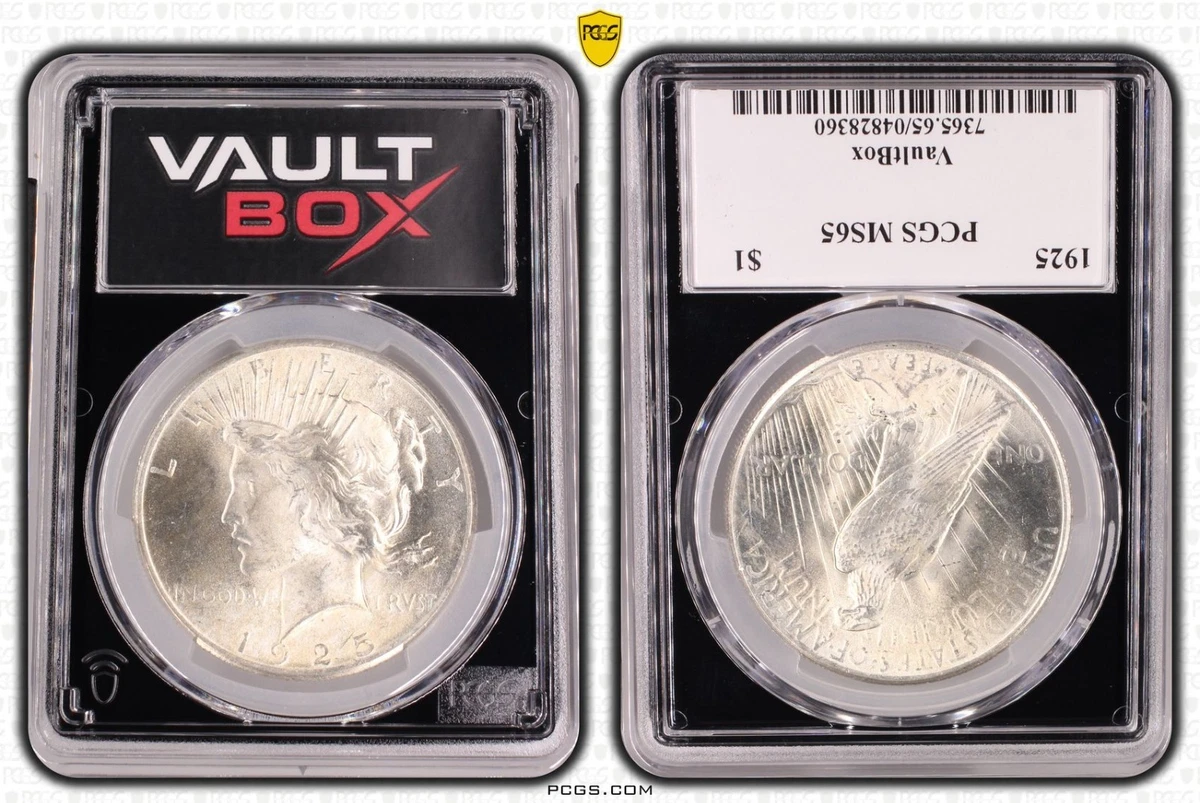 MS 65 Graded 1925 Year Peace Dollars (1921-1935) for sale | eBay