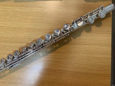 YAMAHA YFL-411 Flute silver Musical instrument case | eBay