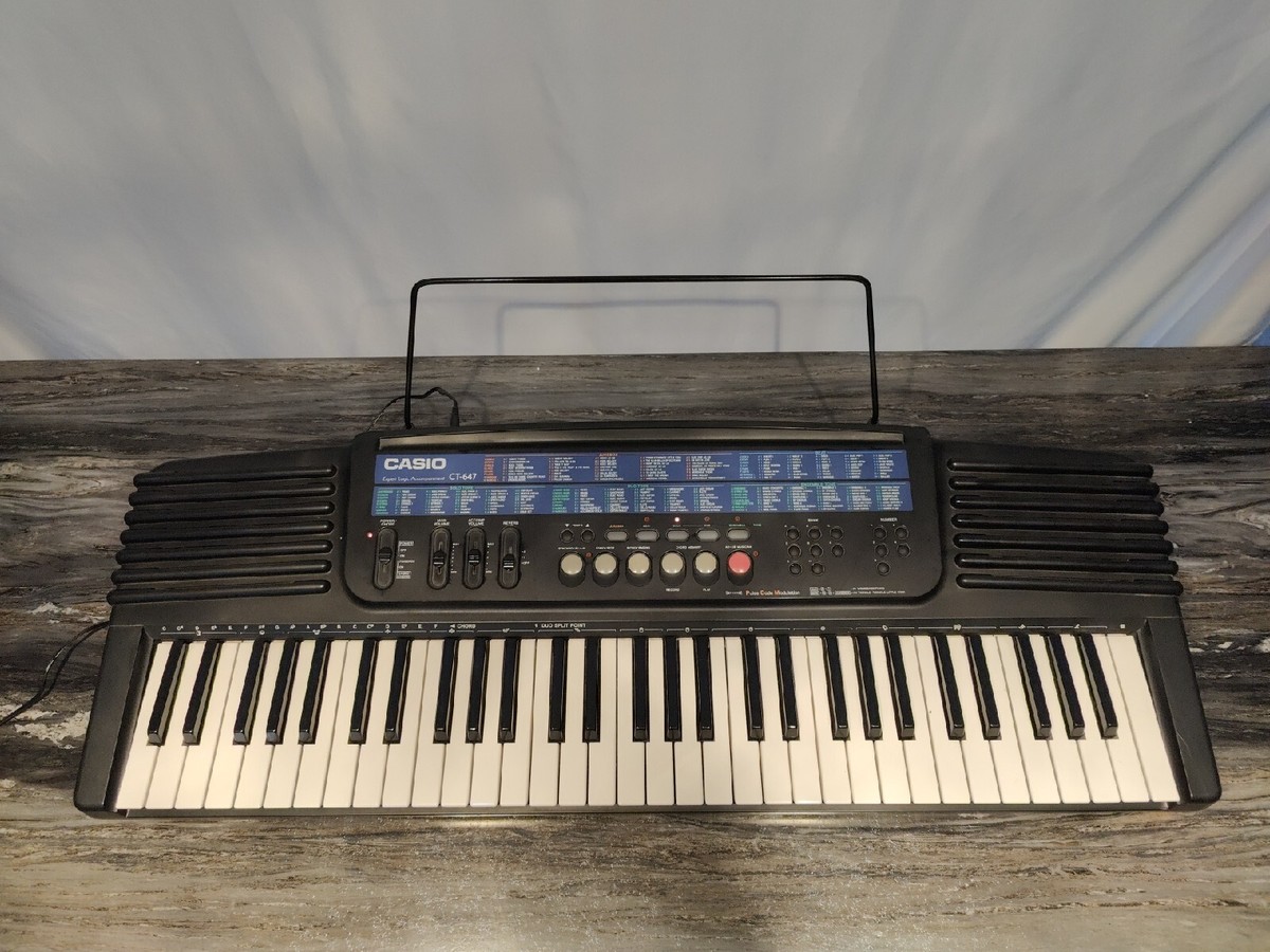 Casio CT-647 Electric Keyboard Instrument Working - for sale