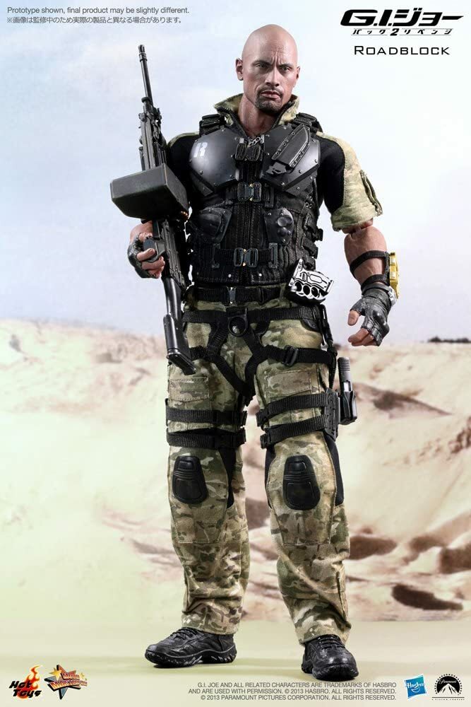 1/6 G.I. Joe Retaliation Roadblock Dwayne Johnson The Rock Hot