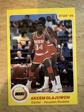 1985-86 Star - Hakeem Olajuwon #18 for sale | eBay