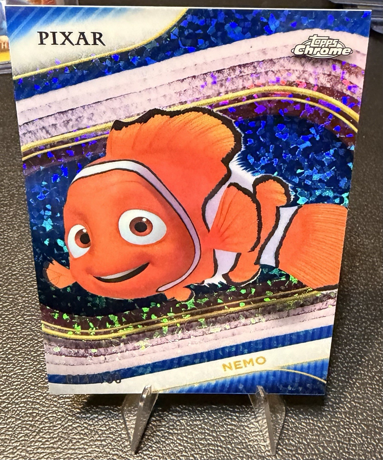 Nemo 2025 Topps Chrome Disney #43 Black Wave Refractor /10 Price