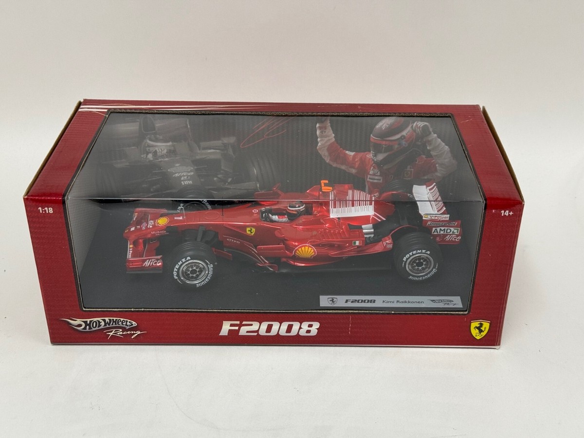 1/18 Hot Wheels Ferrari F2008 from 2008 of Kimi Raikkonen L8781